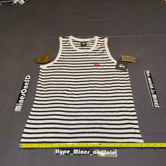 NWT Stussy Fine Stripe Tank - S - Picture 3 of 9